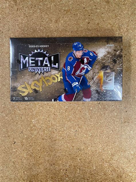 2022/23 upper deck skybox metal universe hockey hobby box|skybox metal hockey checklist.